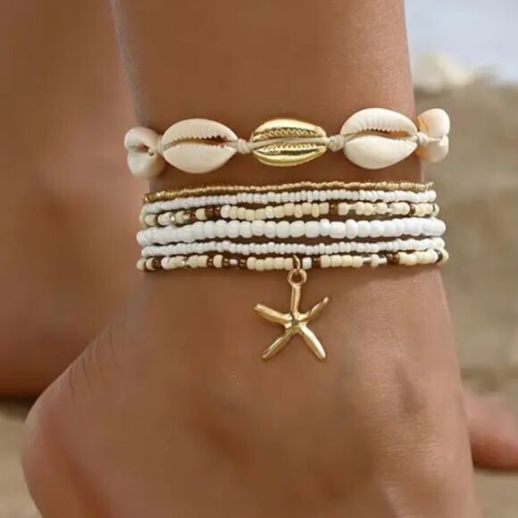 Seashell Ankle Bracelet - Picture 2 of 2